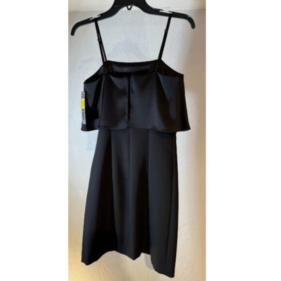 GIANNI BINI NEW STUNNING MINI BLACK DRS BAILEY TIERED COCKTAIL DRESS - Size 8 - Picture 3 of 4